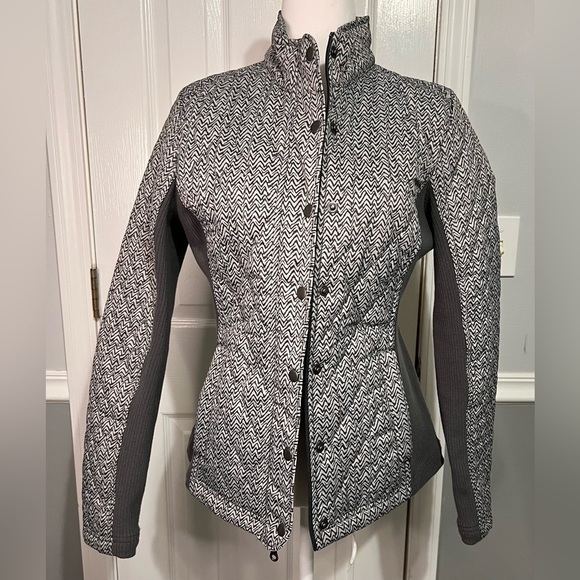 Merona Women’s Gray Medium Jacket with Pockets Inside & Out With Zipper & Snaps - Picture 1 of 12